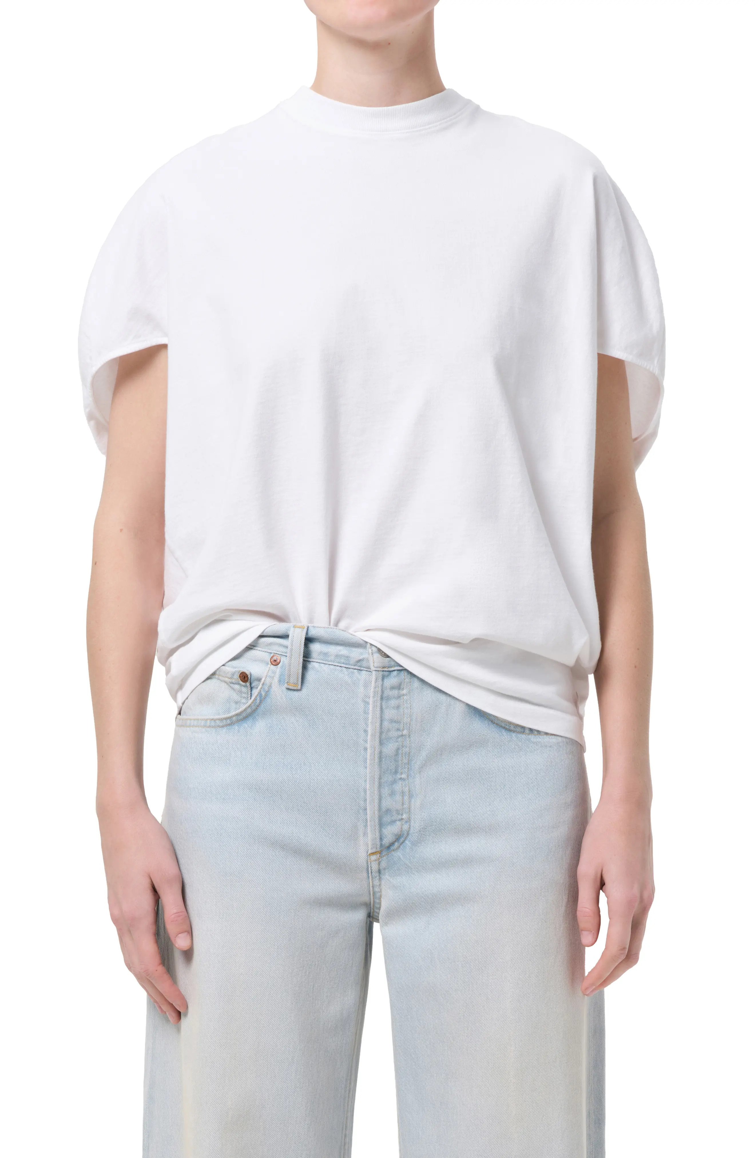 Souline Ruched Sleeve T-Shirt (Women) | Nordstrom | Nordstrom