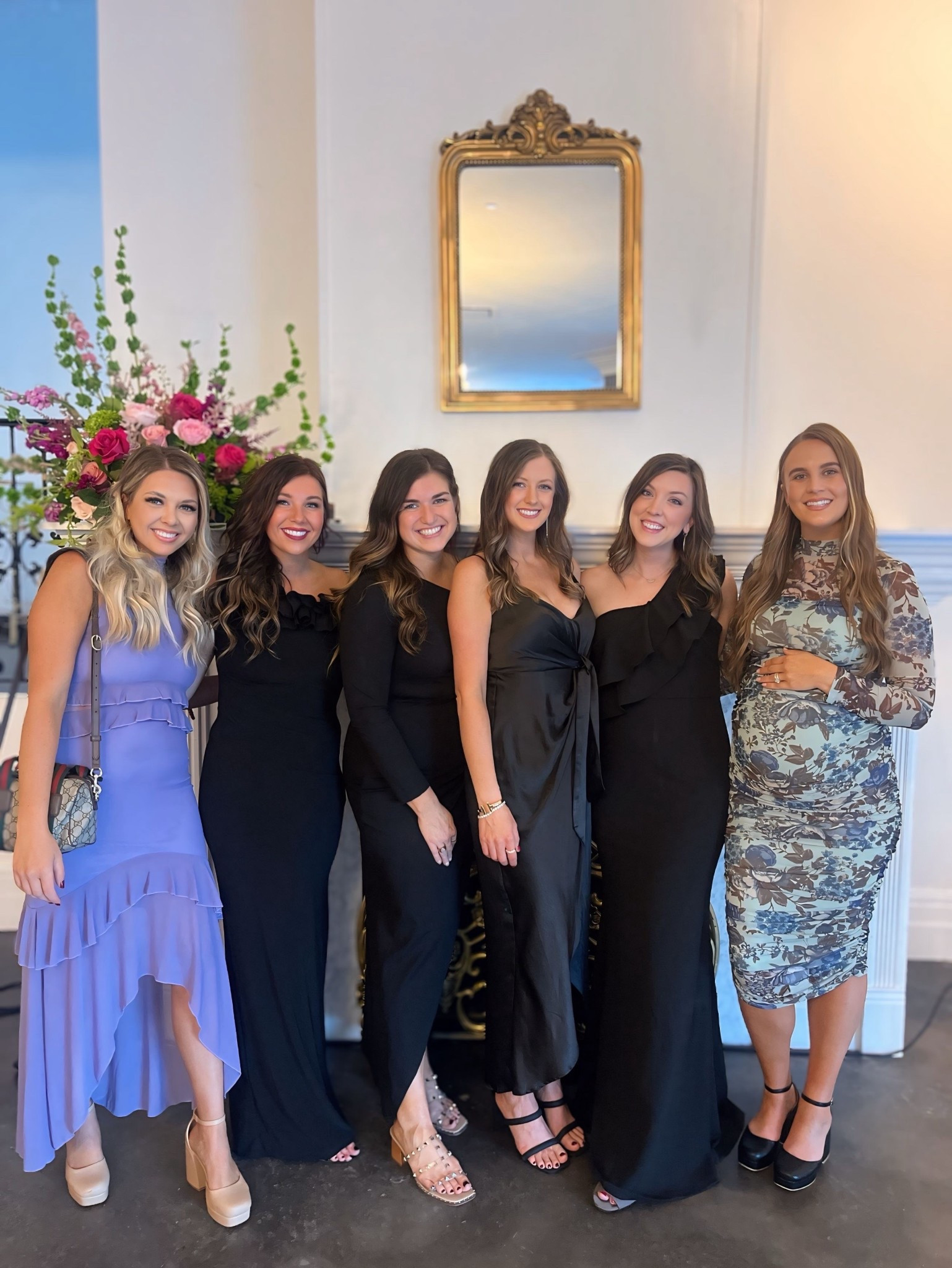 getting gussied up with your gals >> 

my dress was very affordable and super comfy! 