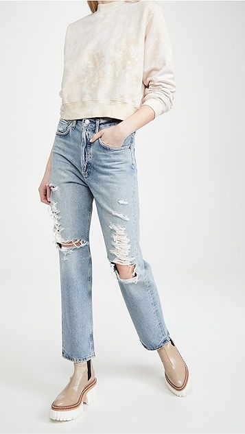 90's Mid Rise Loose Fit Jeans | Shopbop