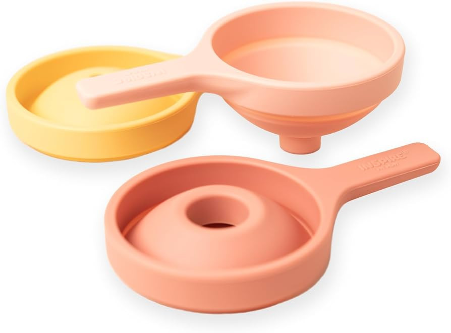 Inspire My Play 3 x Green Collapsible Silicone Funnels for Kids - Sensory Play Funnel Toys for Ki... | Amazon (US)