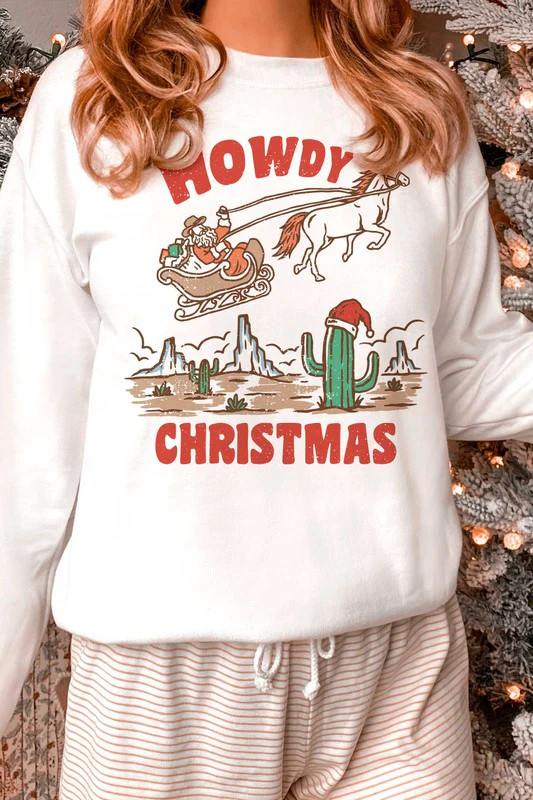 Christmas Graphic Sweatshirt ASH / S | Casual Chic Boutique