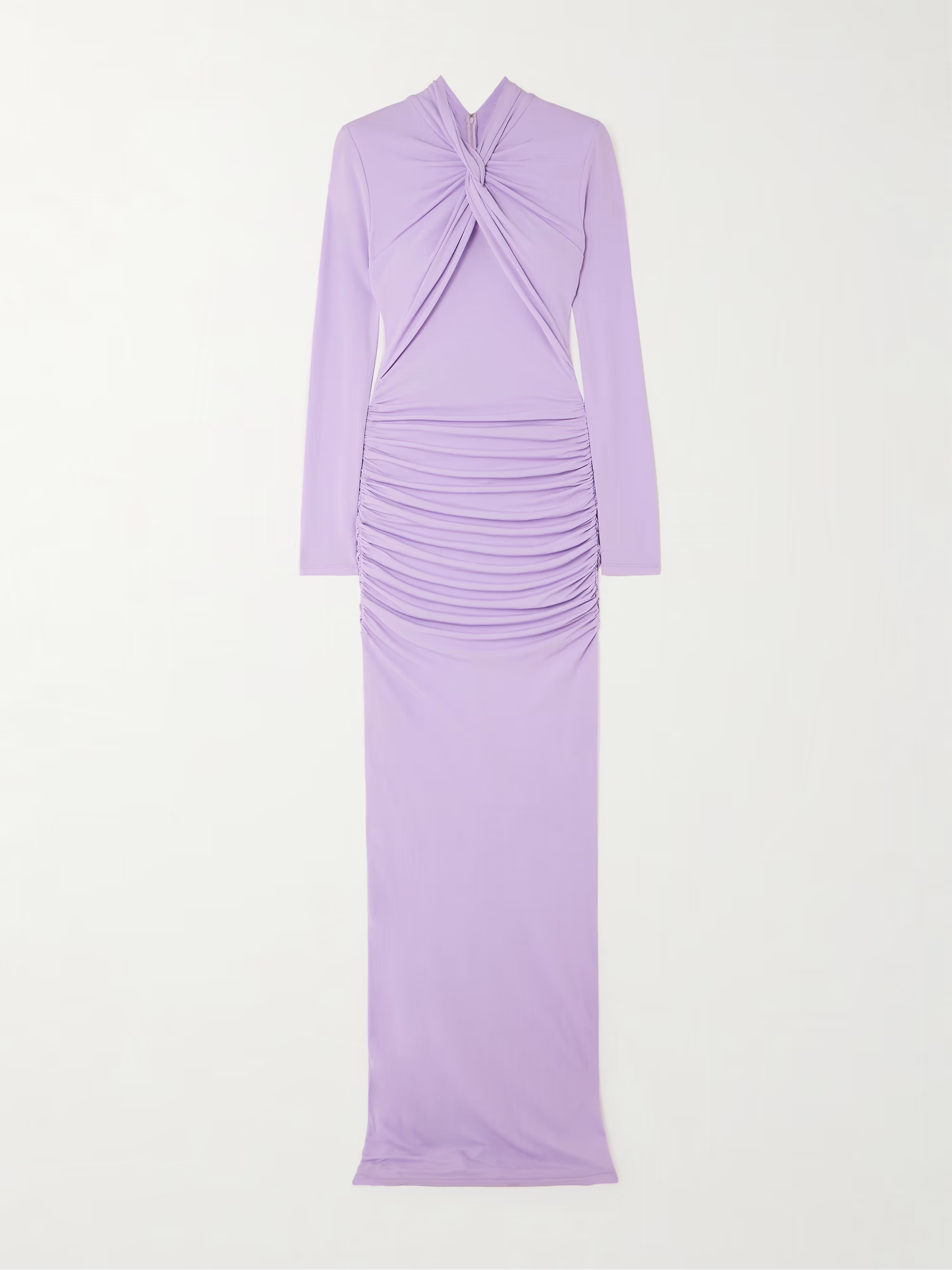 Twisted gathered jersey gown | NET-A-PORTER (US)