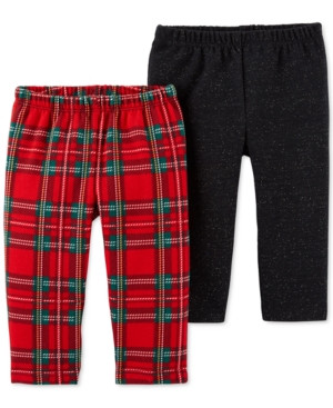 Carter's Baby Girls 2-Pk. Fleece Leggings | Macys (US)