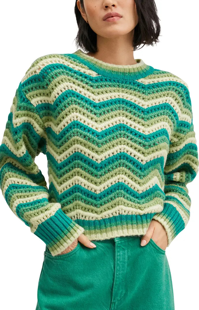 Stripe Crop Sweater | Nordstrom