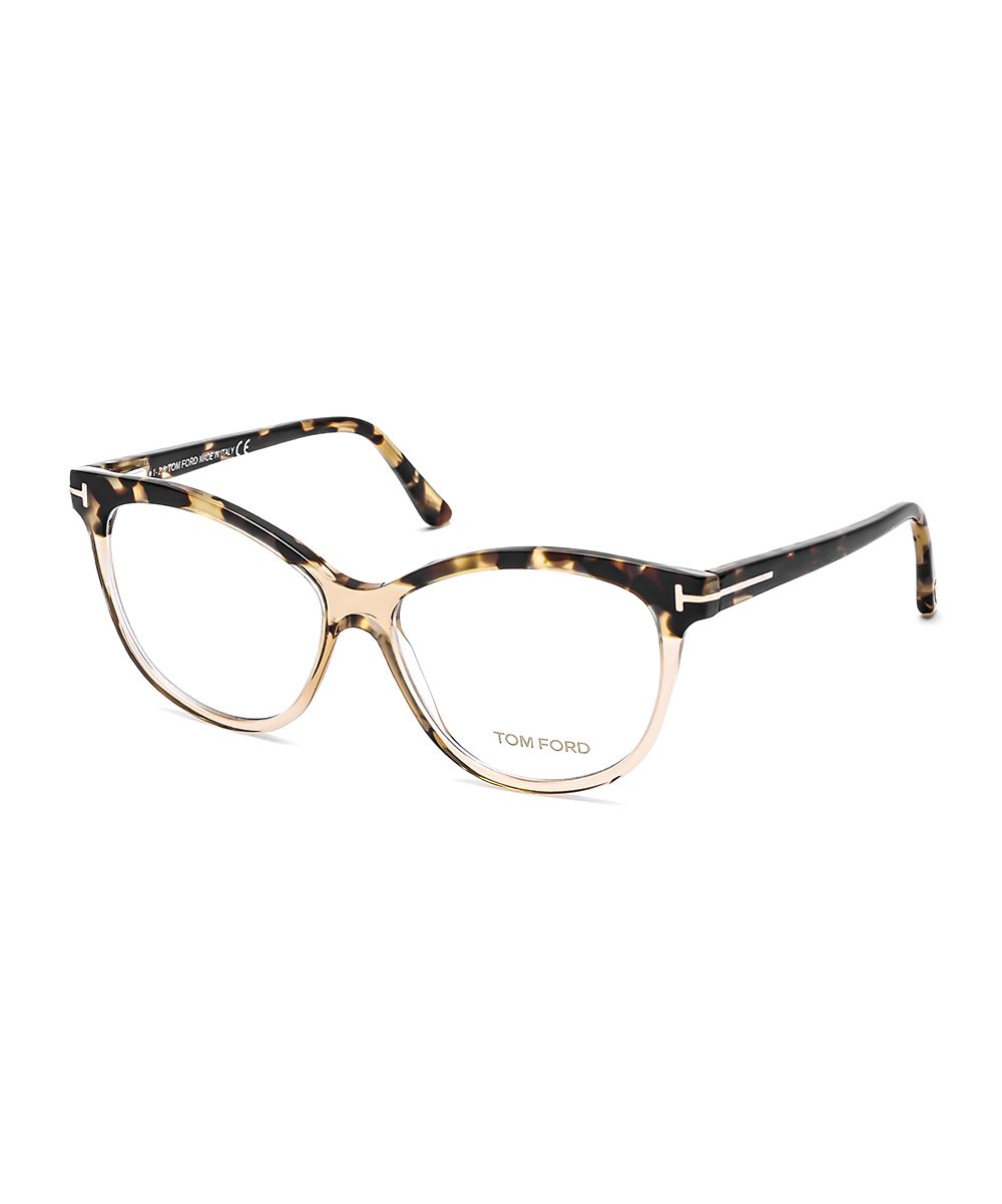 Tom Ford Eyeglass Frames Beige/other - Beige & Tortoise Oval Eyeglasses | Zulily