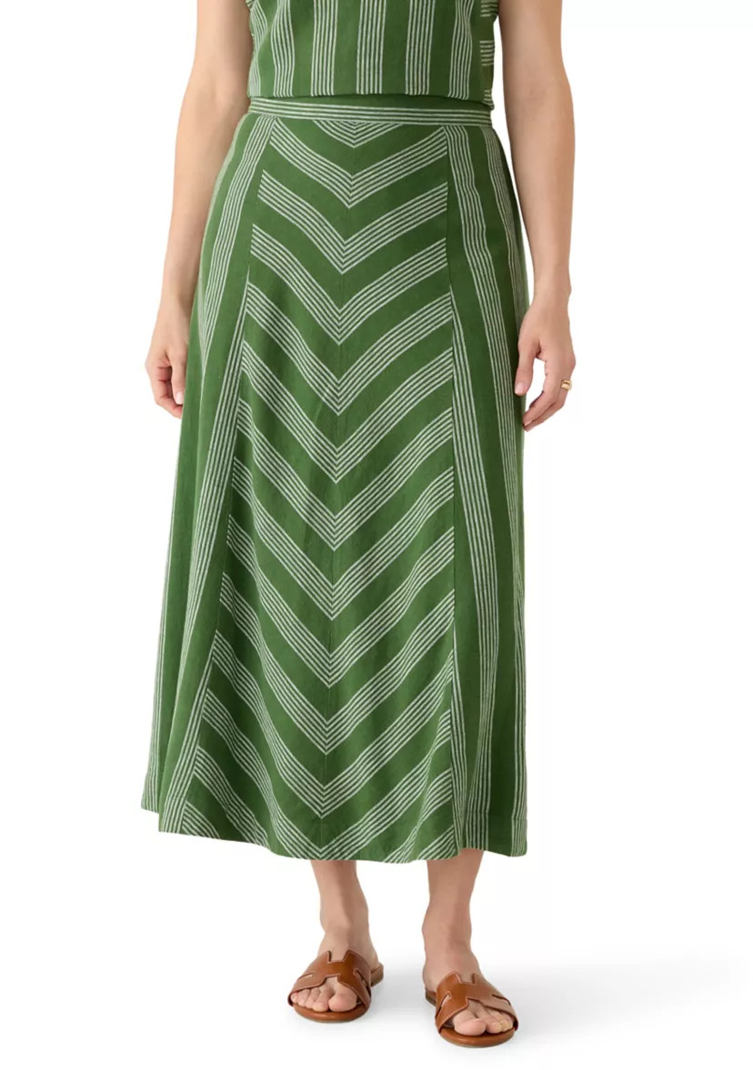 Women's Striped Midi Skirt | Belk