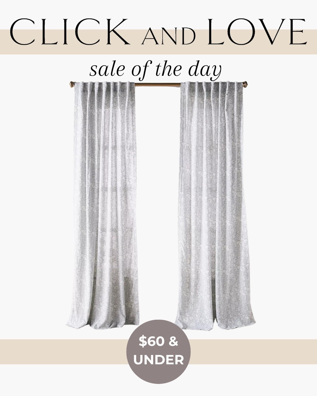 Sale of the day! These cute curtain panels from Anthropologie are a great price! All 4 sizes are under $60. A must see!

Curtains, velvet curtains, window coverings, drapes, office, window treatments, neutral home, Living room, bedroom, guest room, dining room, entryway, seating area, family room, Modern home decor, traditional home decor, budget friendly home decor, Interior design, designer style, affordable window treatments

#LTKHome #LTKFindsUnder100 #LTKSaleAlert