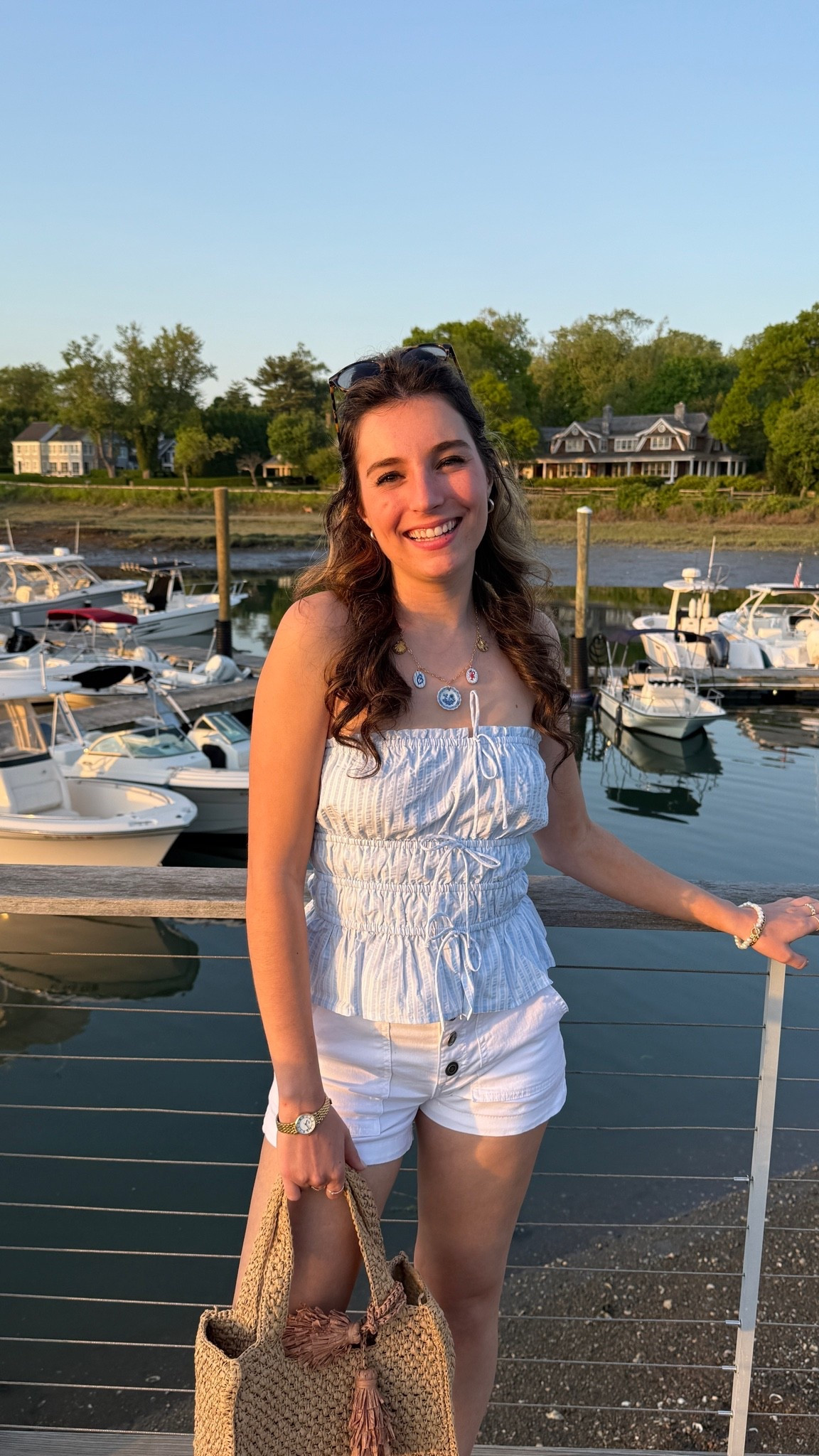 Dock OOTD! 🌊 Wearing XS in the top! 🤍

#LTKootd #LTKgrwm #LTKSeasonal