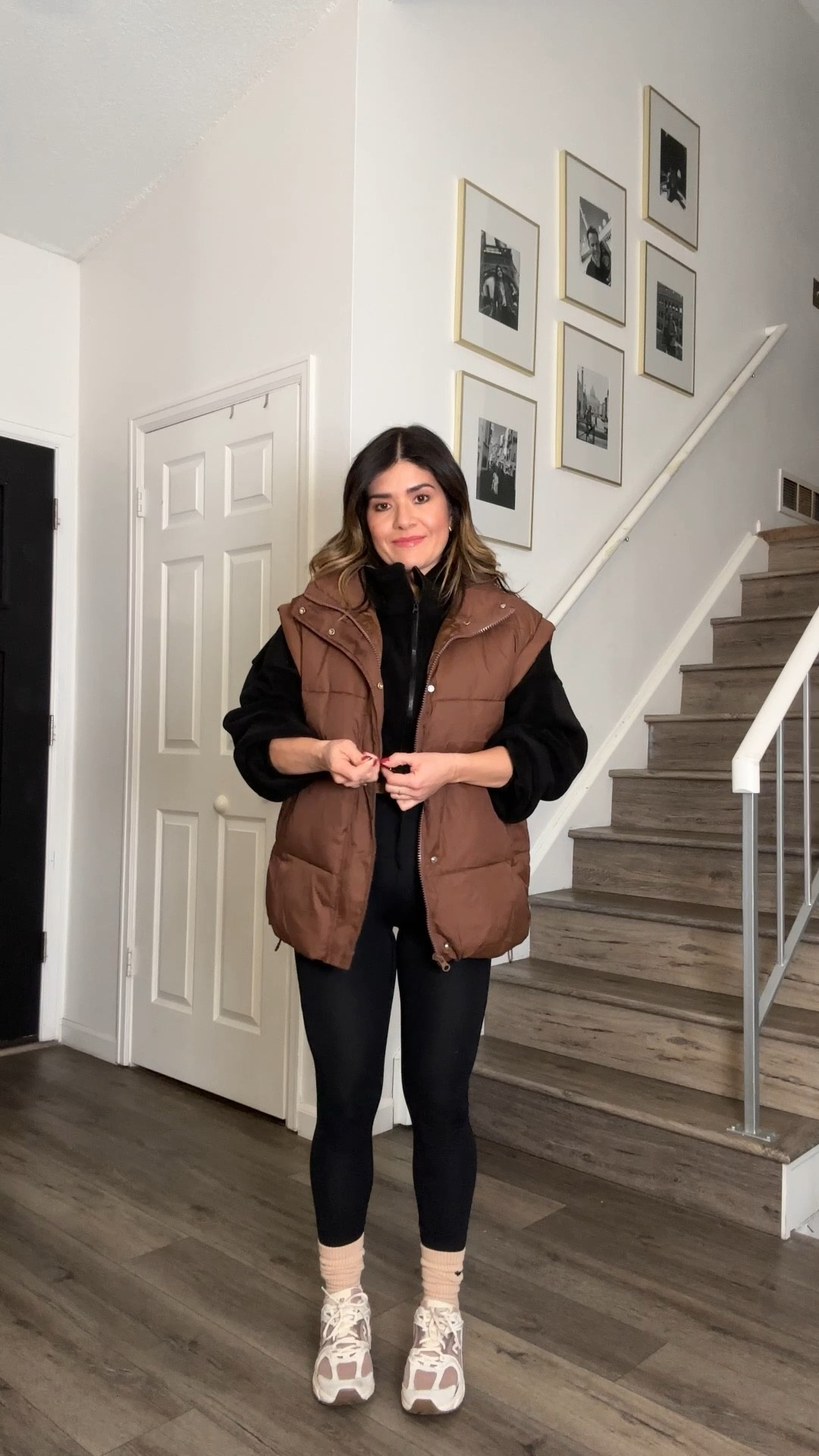 One of my favorite Athleisure looks! This vest and jacket are from Amazon and I truly love the quality! Highly recommend them. 
Leggings are from Fabletics and I love the fit and quality. They are great for HIIT workouts! 
Zip up jacket size small
Vest size small
Leggings size xs

#LTKfitnessgoals #LTKActive #LTKootd