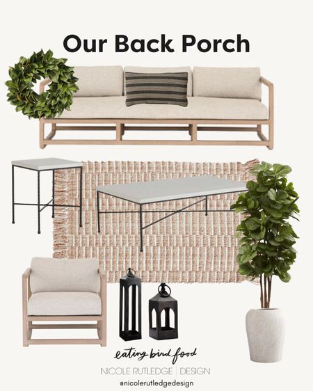 Our Back Porch — designed with Nicole Rutledge Design 🌿

#LTKhome