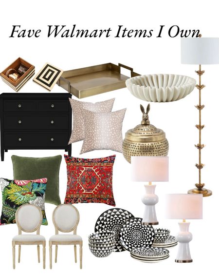 A few of my favorite home decor and furniture items from Walmart I own and love. Eclectic decor. Vintage furniture and decor. Dresser. Nightstands. Modern eclectic. Traditional style. Coffee table decor. Dining room chairs. Floor lamp  

#LTKHolidaySale #LTKfindsunder50 #LTKhome