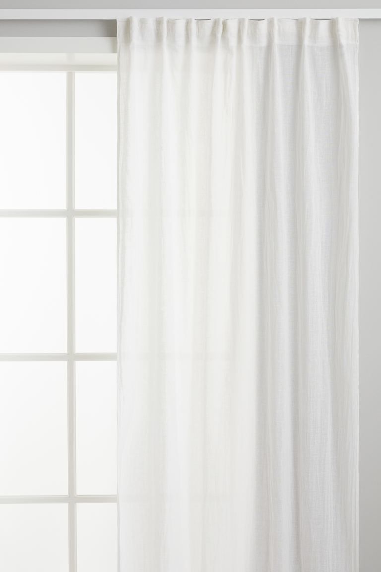 2-pack multiway linen-blend curtains | H&M (UK, MY, IN, SG, PH, TW, HK)