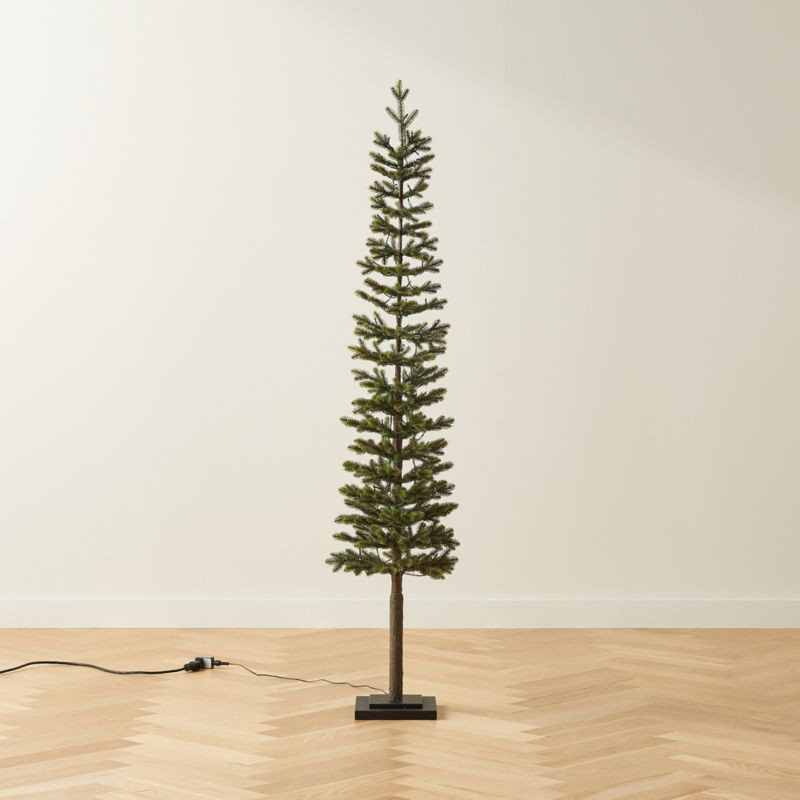 Faux Pencil Pine Christmas Tree 6' + Reviews | CB2 | CB2