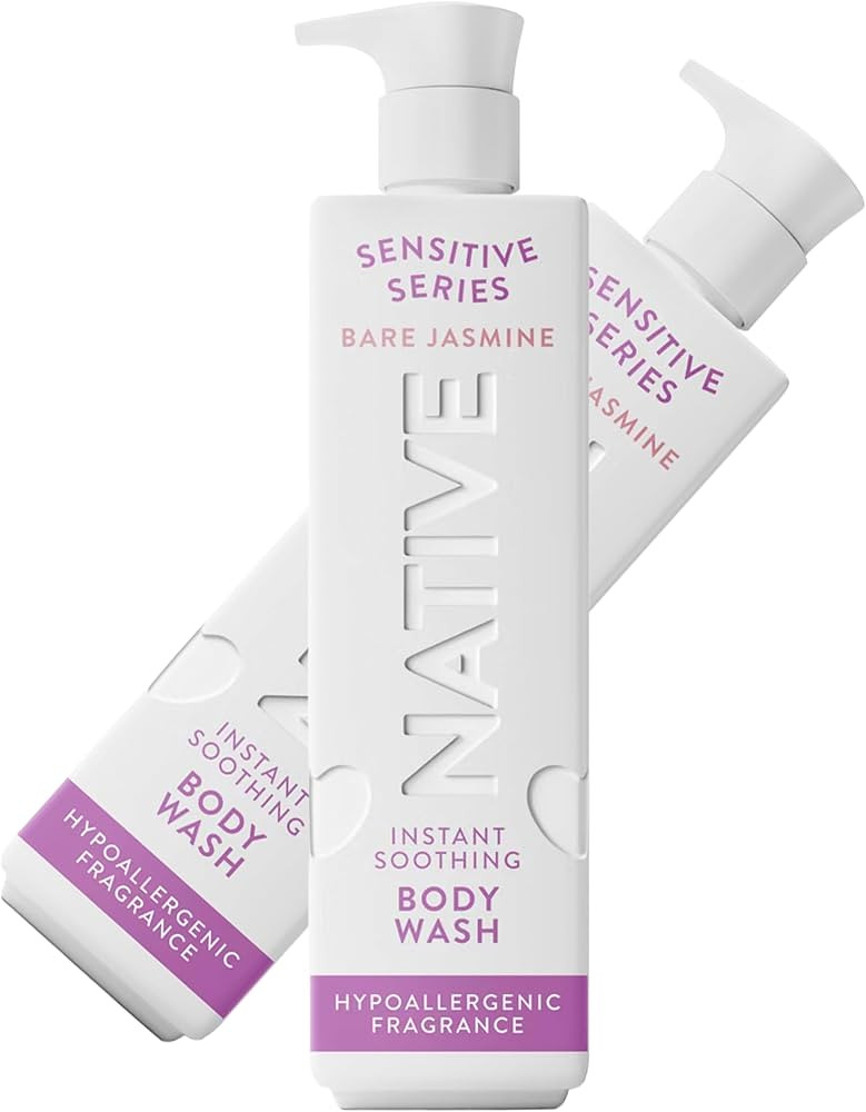Native Sensitive Series Hypoallergenic Fragrance 24-Hour Hydrating Body Wash - Bare Jasmine - 18 ... | Amazon (US)