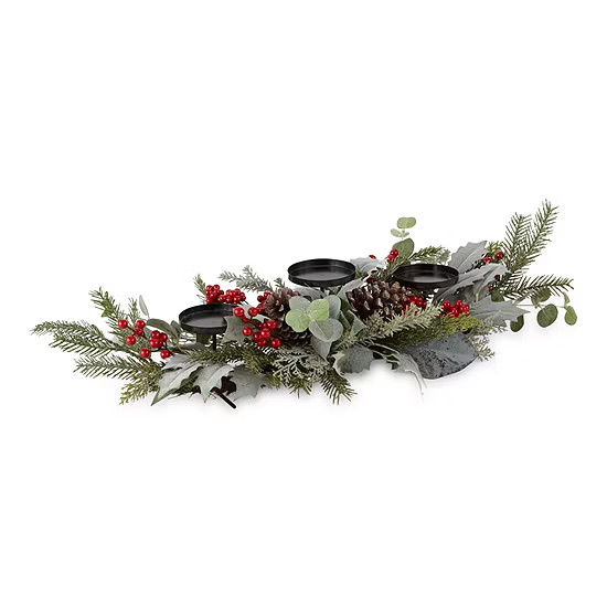 North Pole Trading Co. North Pole Village 3 Pillar Holder Christmas Centerpiece | JCPenney