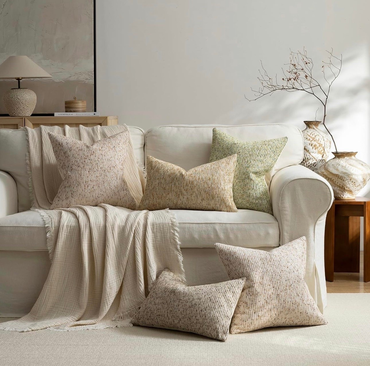 I just love these pillow covers! They’re neutral, textured and soft. Sharing my favorite inserts!

Always size up your inserts! Example: 18 x 18 cover —> use a 20 x 20 insert.

Throw pillows, affordable decor, home decor, sofa pillows, neutral home, organic modern, cozy home, cozy living room, Amazon home, interior designn

#LTKSaleAlert #LTKHome