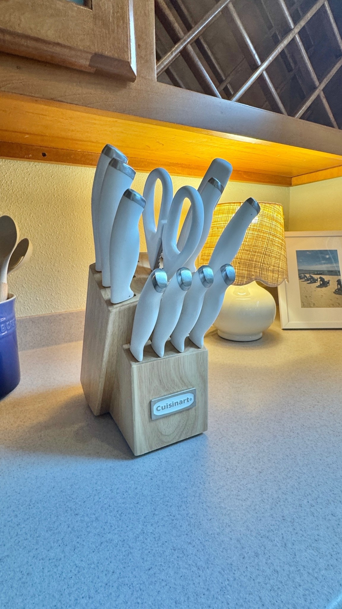 We love this knife block for the kitchen in our Airbnb! White kitchen decor, kitchen finds, knives, Amazon finds

#LTKHome
