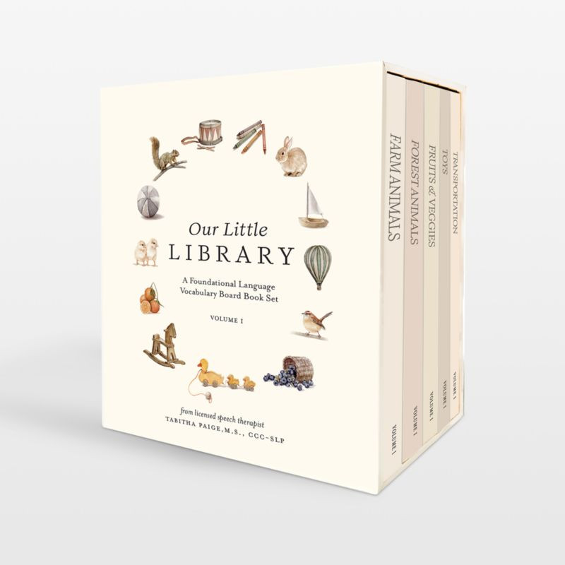 Our Little Library Baby Board Book Box Set by Tabitha Paige + Reviews | Crate & Kids | Crate & Barrel