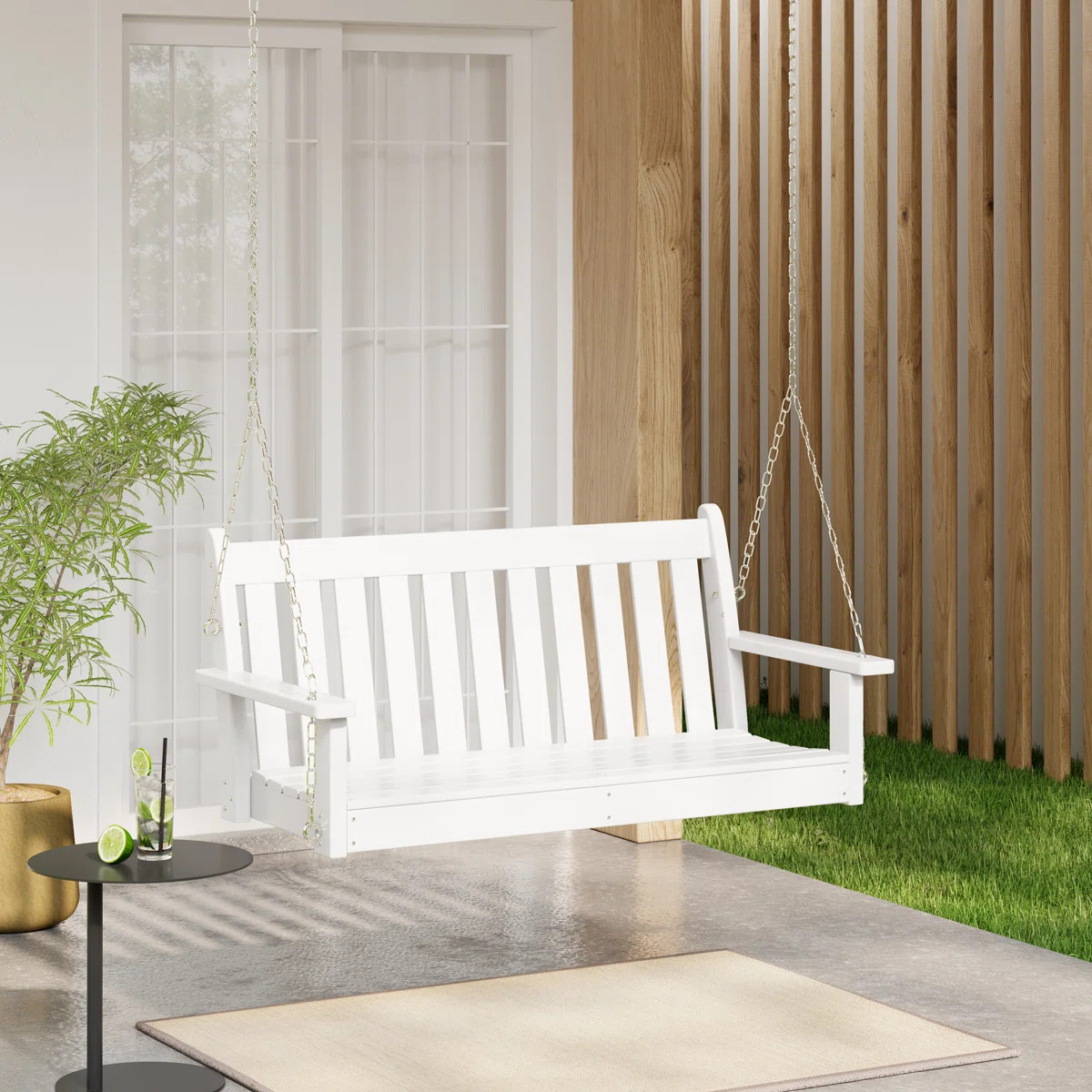 51“ HDPE All Weather Porch Swing | Wayfair North America