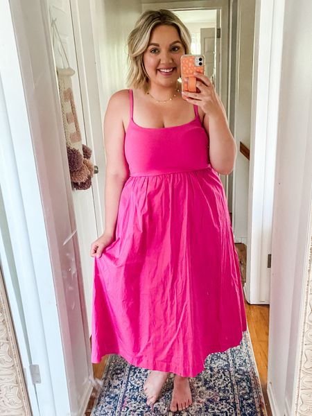 SALE ALERT $15! The perfect summer dress! So light and easy to wear. The fabric is super comfortable. It runs tts I’m wearing a large 




#LTKSaleAlert #LTKSeasonal #LTKMidsize