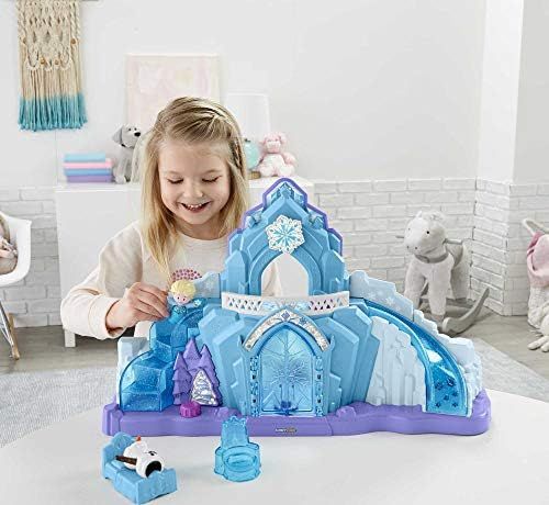 Disney Frozen Toys, Fisher-Price Little People Toddler Playset With Elsa & Olaf Toys Lights & Mus... | Amazon (US)