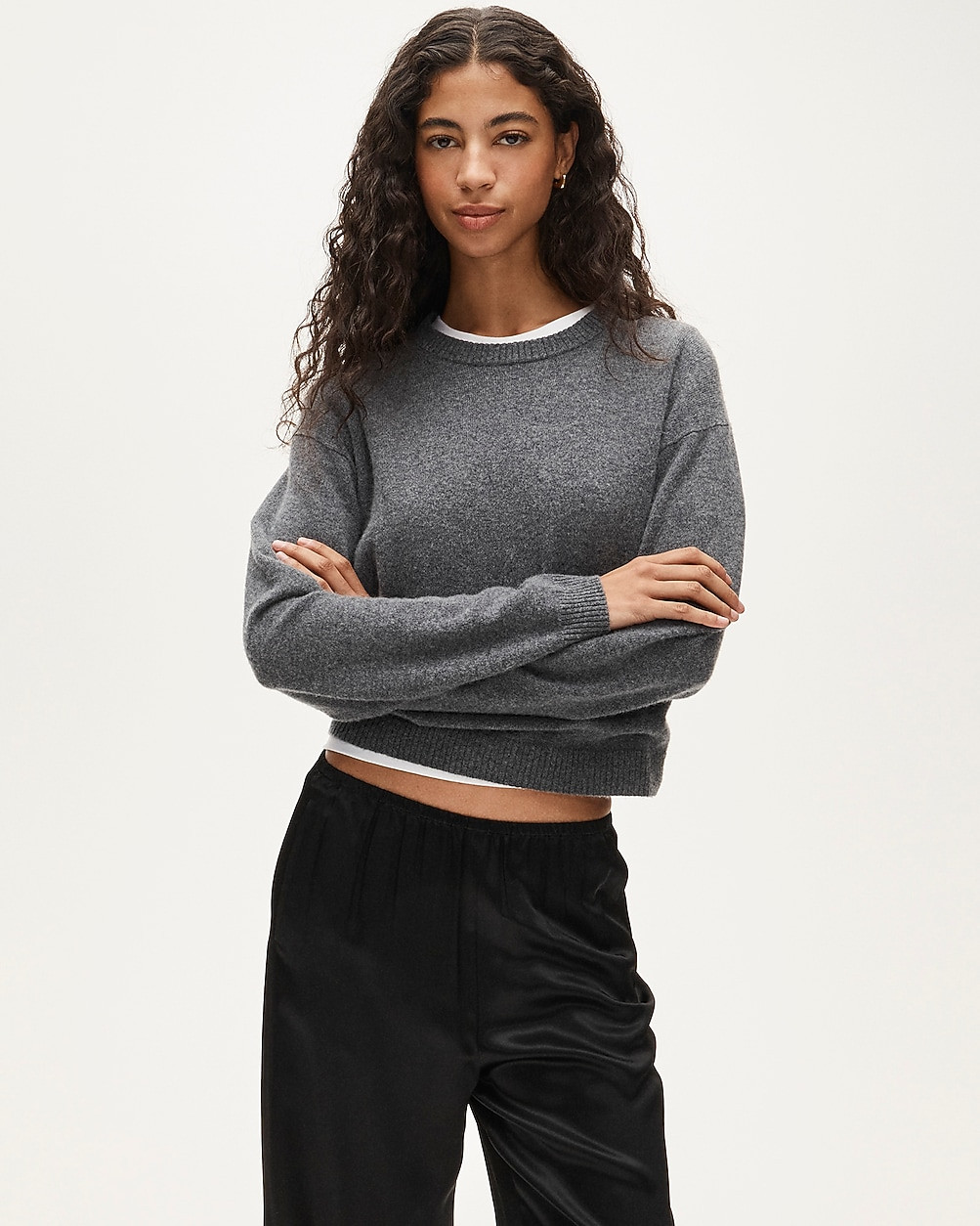 Perfect cashmere crewneck sweater | J. Crew US