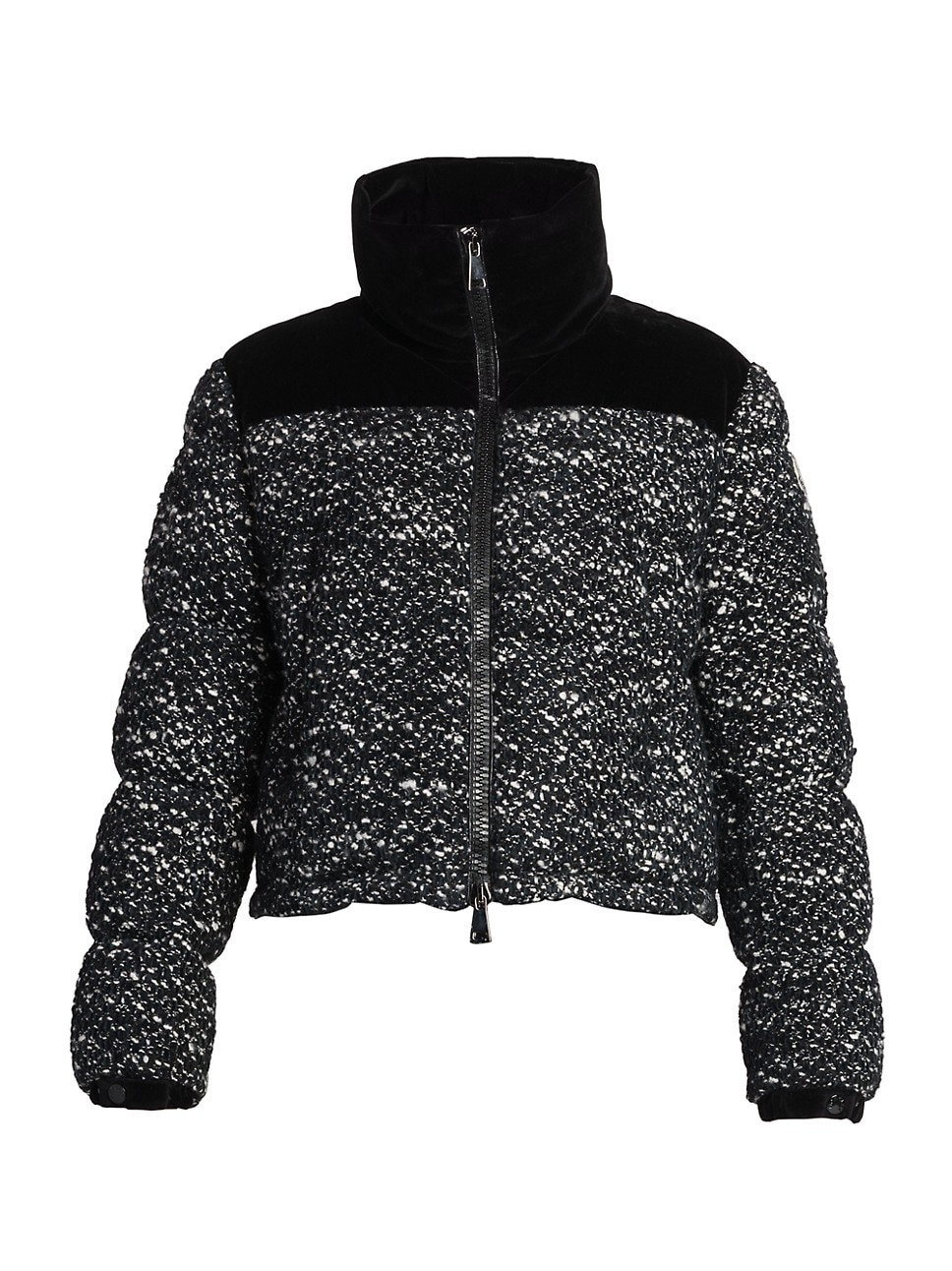 Girotte Velvet & Boucle Knit Puffer Jacket | Saks Fifth Avenue