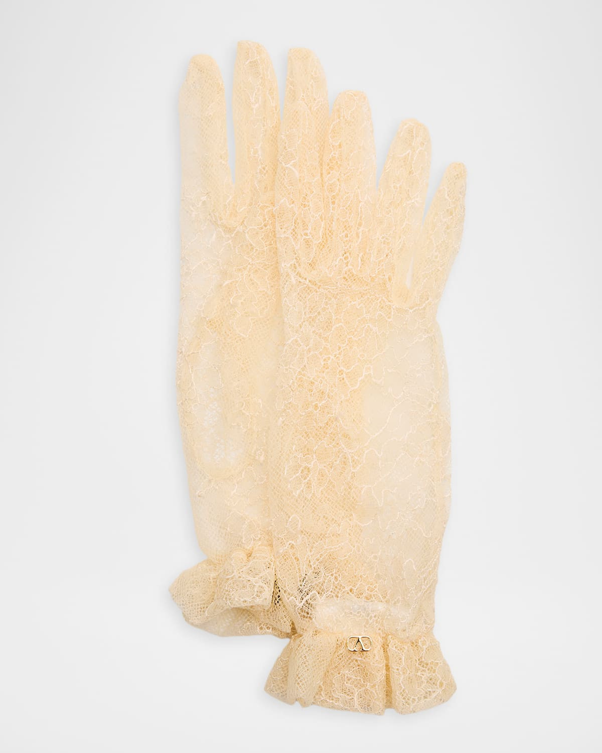 VLogo Lace Gloves | Neiman Marcus