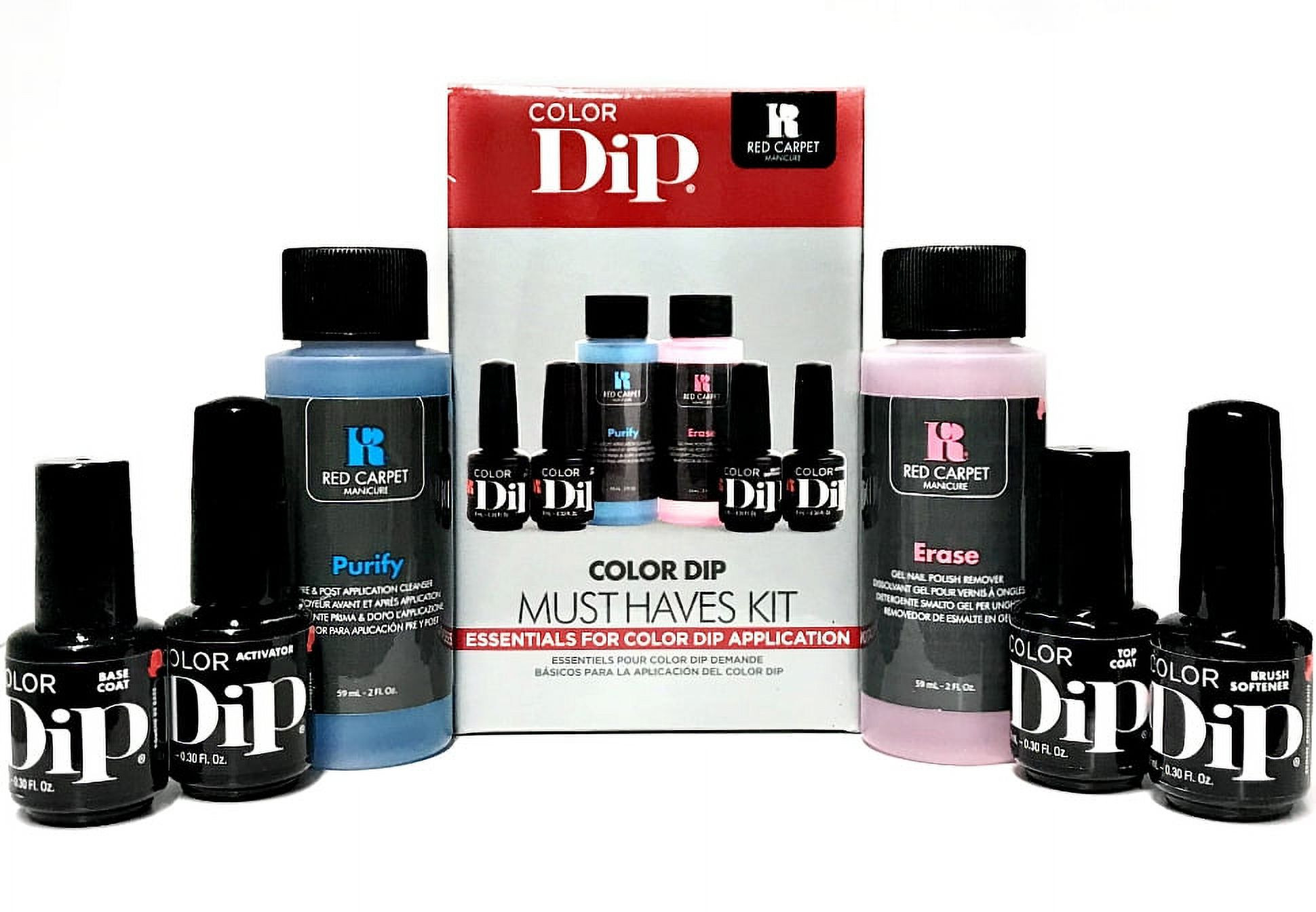 Red Carpet Manicure COLOR DIP MUST HAVES KIT Essentials For Dip Application NIB | Walmart (US)
