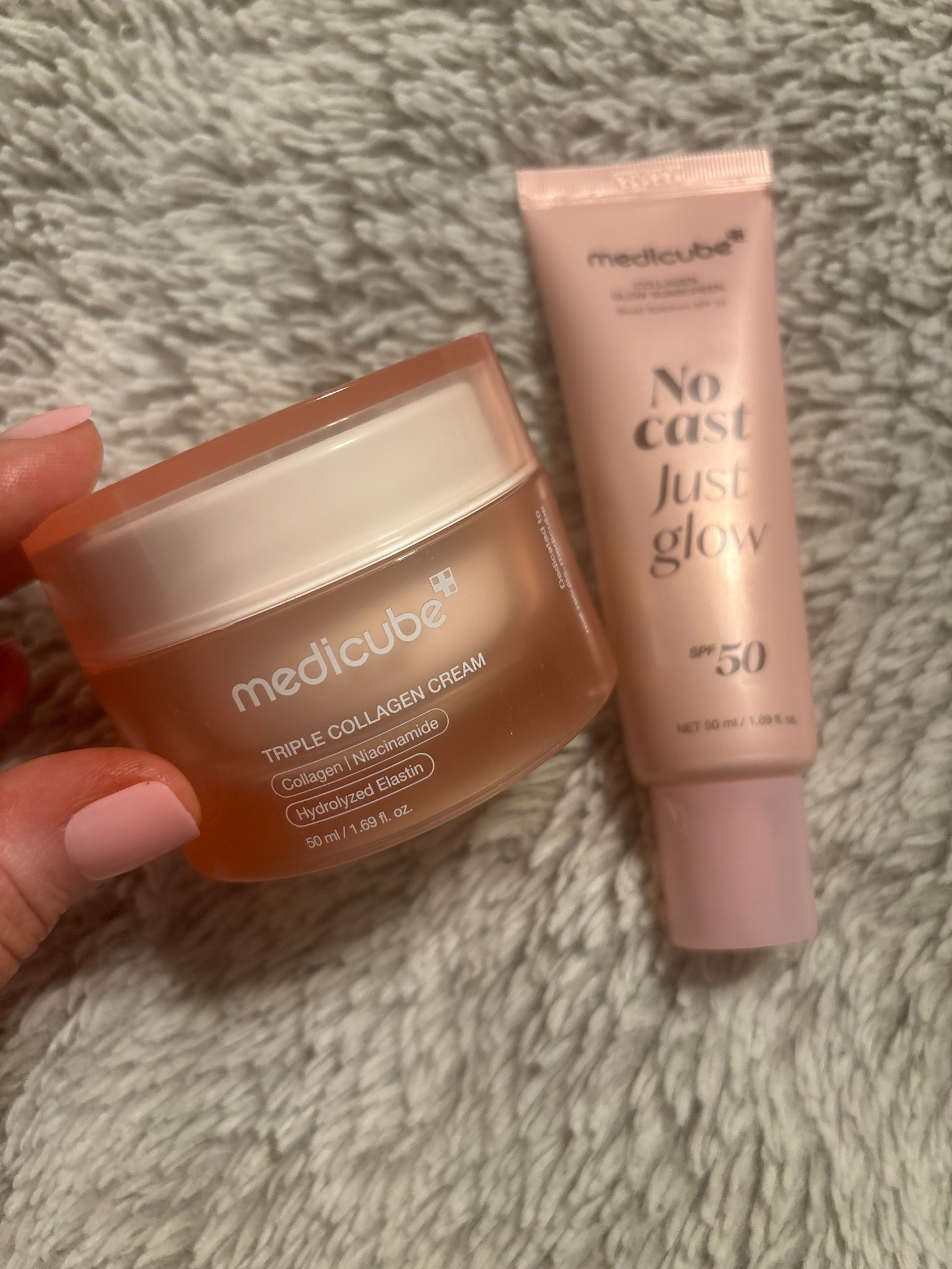 I needed a new daytime moisturizer that firms my skin and this one is not dissapointing! I also love the collagen SPF 50. Korean skincare always amazes me! My skin is glowing and the healthiest it's ever been since using medicube and other Korean Skincare 💅💕

#LTKBeauty #LTKstorytime #LTKselfcare