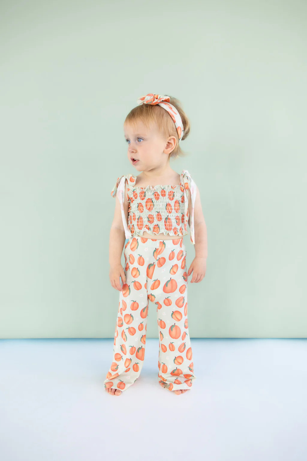 PEACHY-KEEN DREAM SMOCKED FLARE SET | Dream Big Little Co.