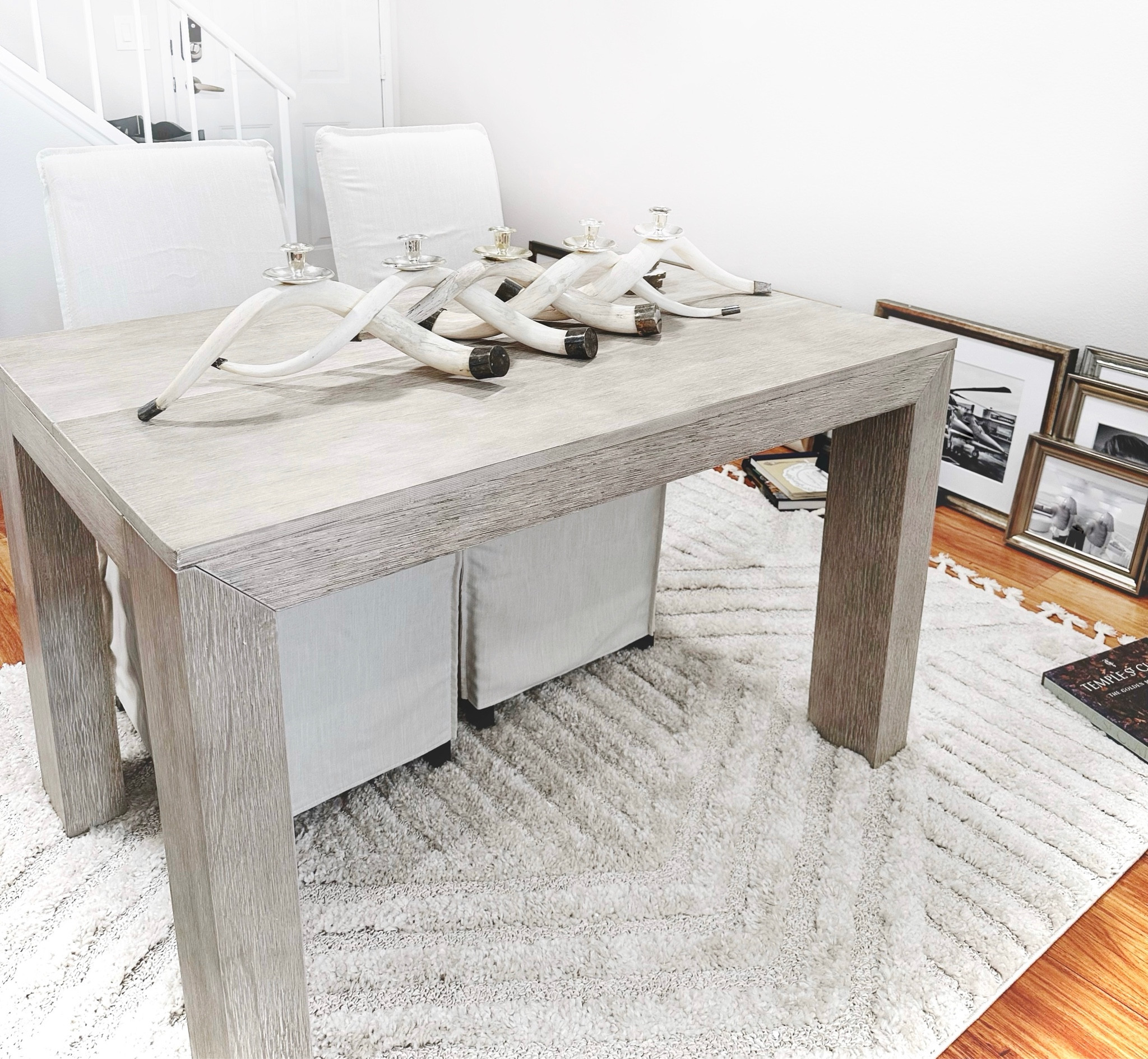 A new little table for the office today 🩶

#LTKhome #LTKworkwear #LTKfamily