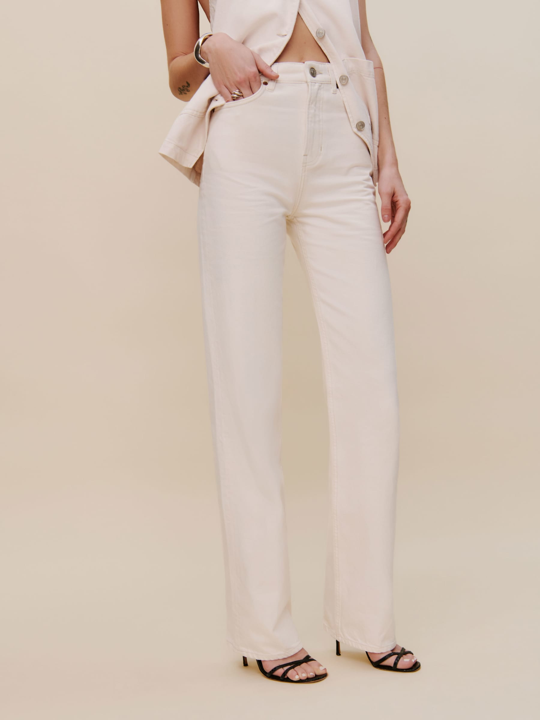 Wilder High Rise Wide Leg Jeans | Reformation (Global)