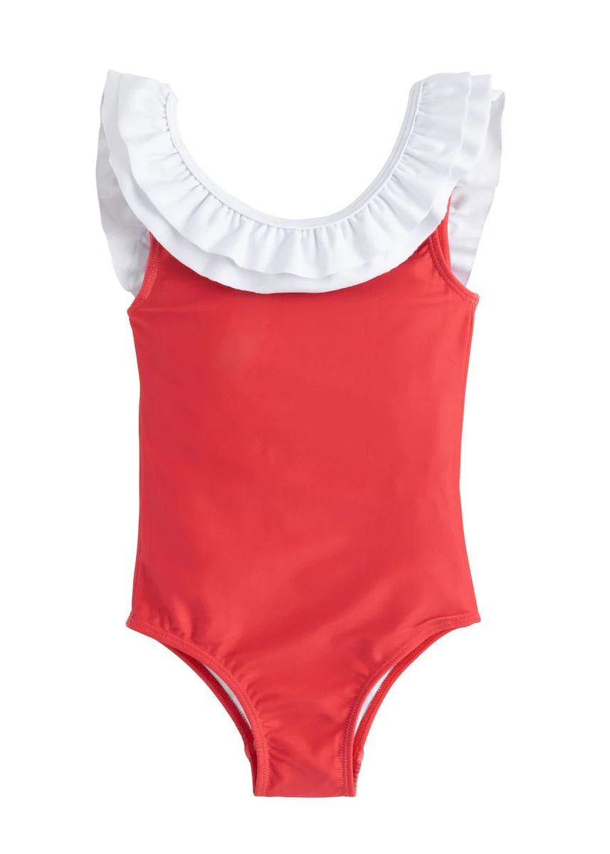Breezy One Piece - Red | Little English