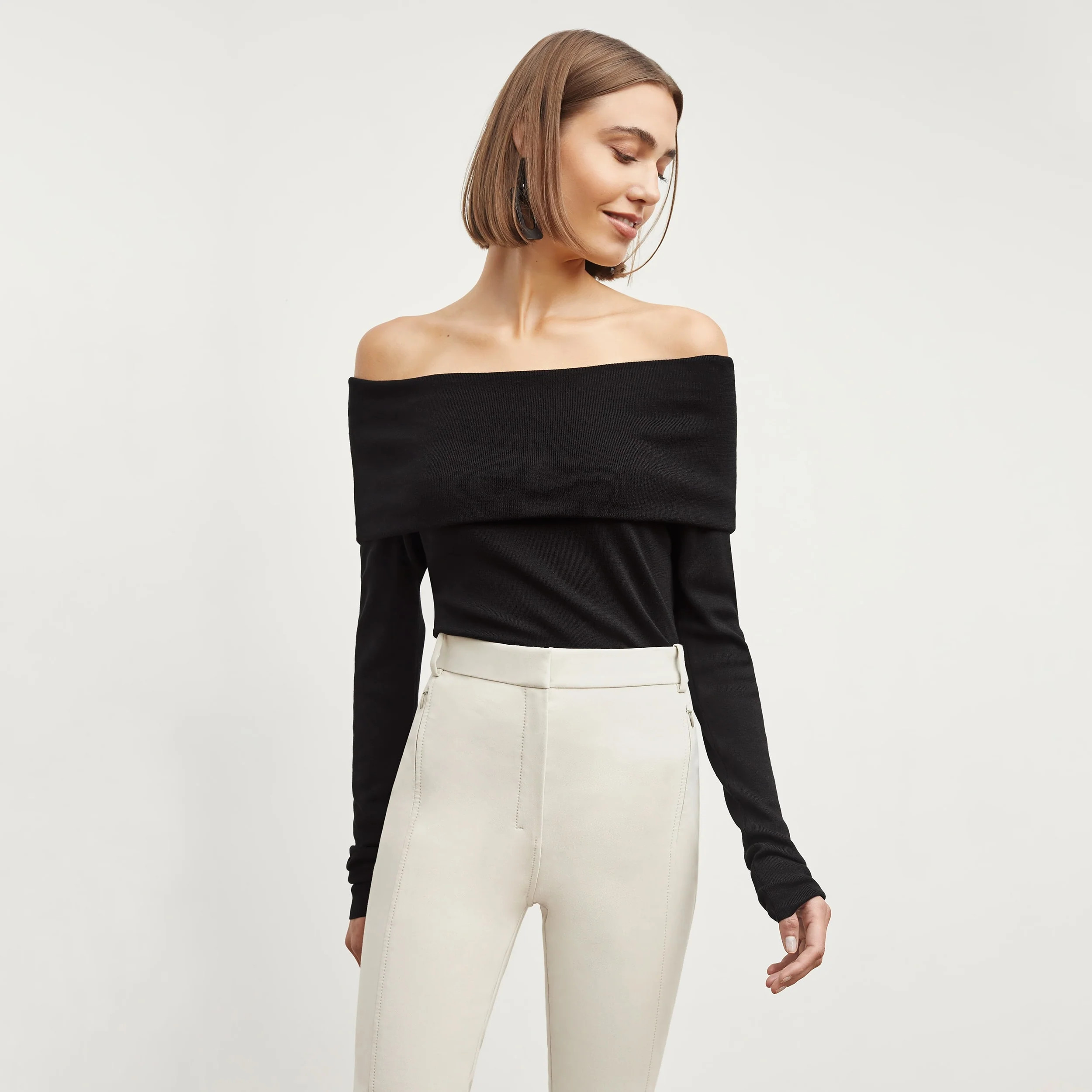 Dae Top - Silk Jersey :: Black | MM LaFleur