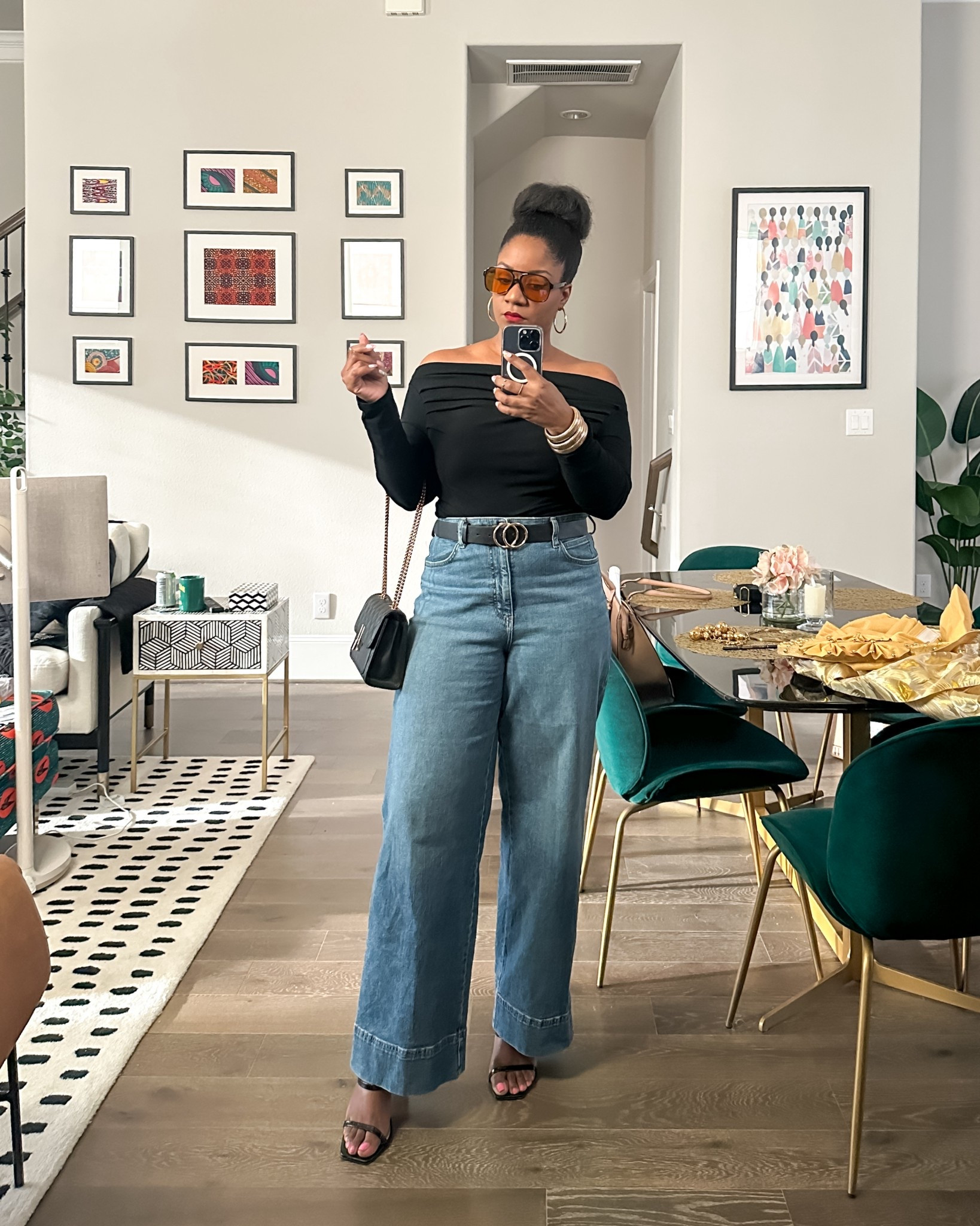 A classic combo I’ll always love, an off-shoulder black top with wide leg denim and minimal accessories. Polished, easy, and perfect for anything from lunch to casual meetings. Wearing a L in the top and 12 in the jeans.

Amazon fashion / casual outfit ideas / wide leg jeans / off shoulder top / long sleeve tops for women / everyday outfits / Amazon style finds / denim outfit inspo / black tops for women / timeless outfit ideas / date night outfit / elevated casual outfit

#LTKMidsize #LTKFindsUnder50 #LTKStyleTip