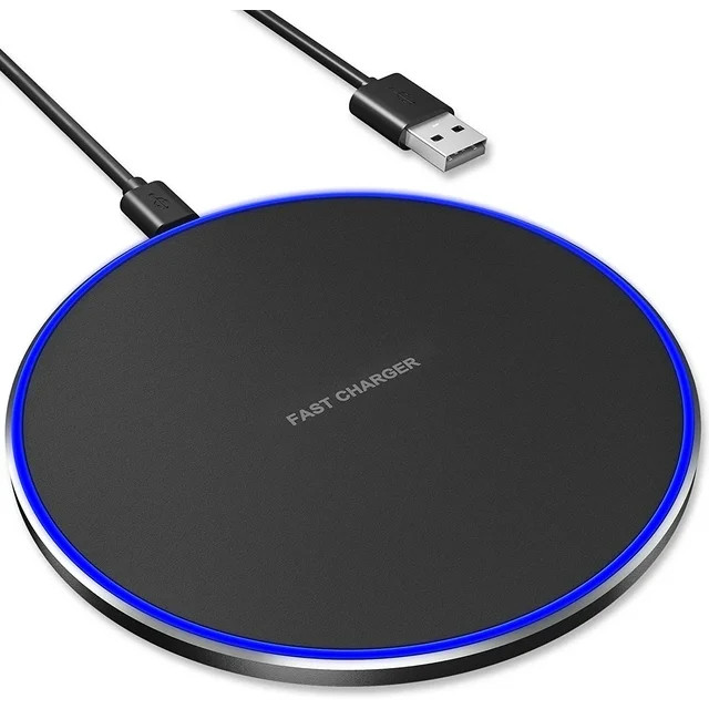 delpattern Wireless Charger, 10W Fast Wireless Charging Pad Station for iPhone 13/13 Pro/13 Pro M... | Walmart (US)