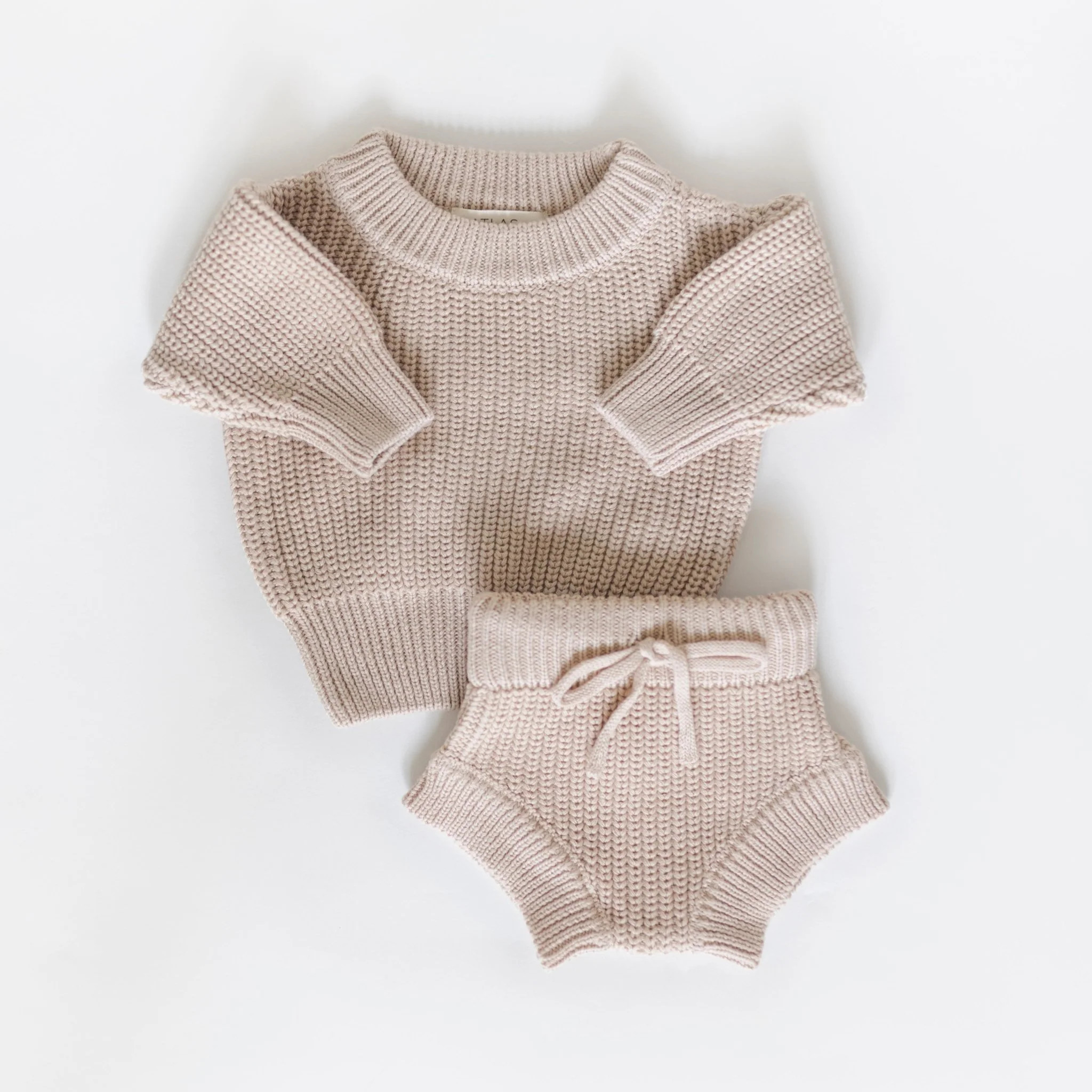 3 Piece Sweater Set Bundle - Sandstone | Atlas Grey