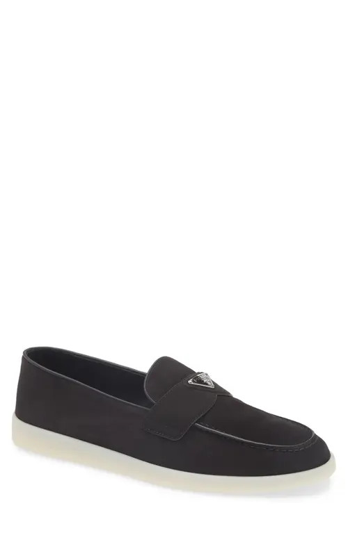 Prada St. Tropez Loafer in Nero at Nordstrom, Size 9.5Us | Nordstrom