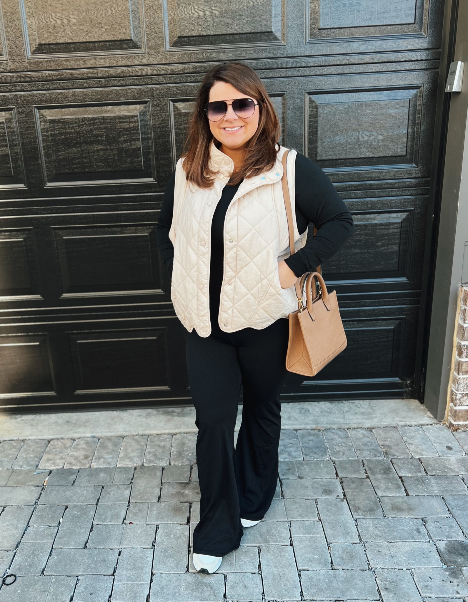 The perfect comfy but cute outfit for strolling around Music City 🤠
Wearing the XL in the pants, vest, and top. 

#LTKfitness #LTKmidsize #LTKtravel