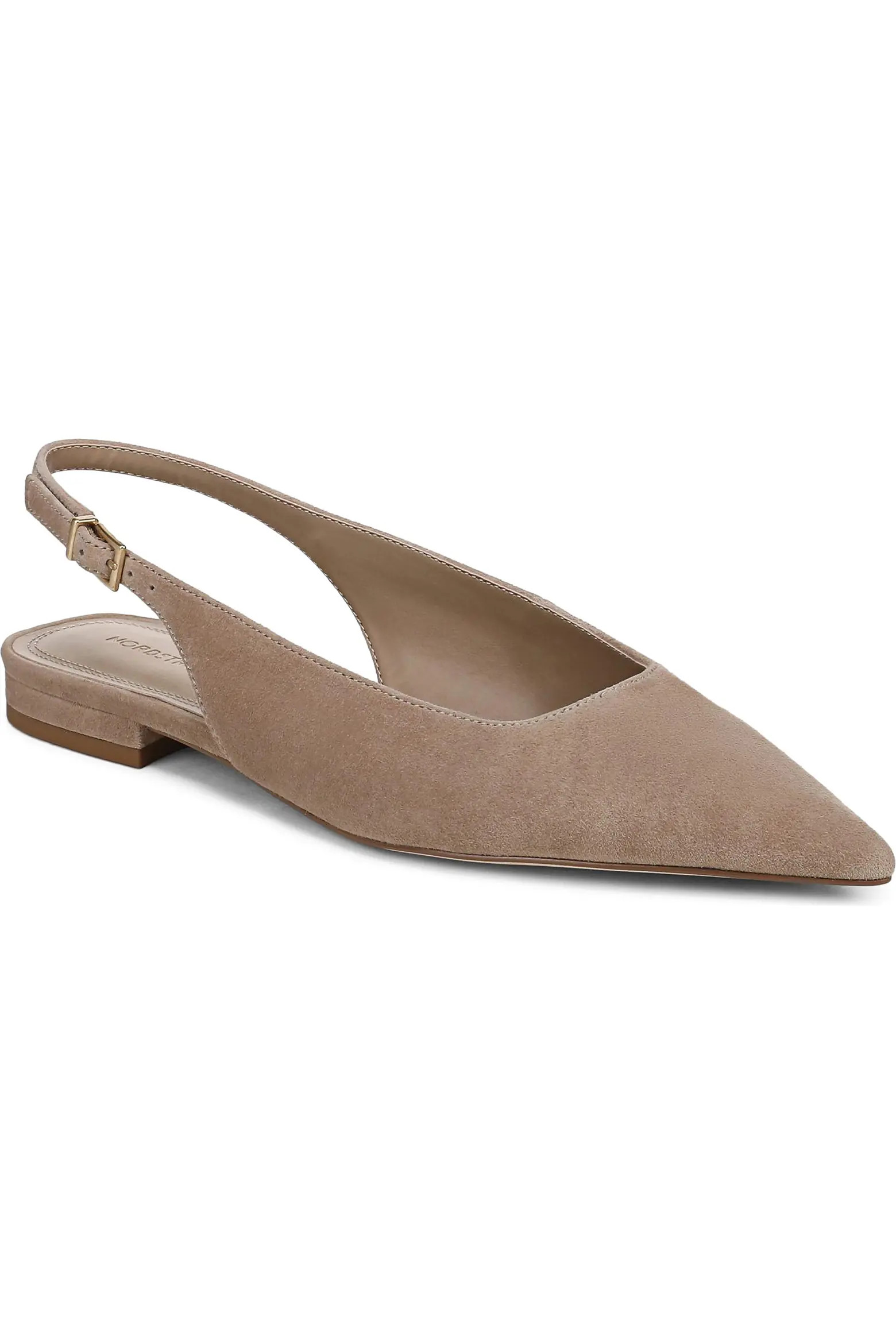 Nordstrom Selina Leather Slingback Flat (Women) | Nordstrom | Nordstrom