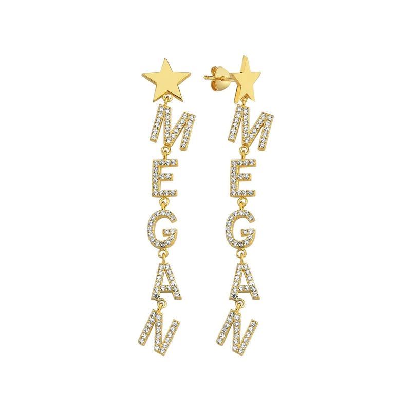 It’s All in a Name™ Personalized Earrings | The Sis Kiss