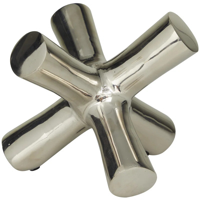 Aluminum Metal Jack Abstract Decorative Sculpture | Wayfair North America