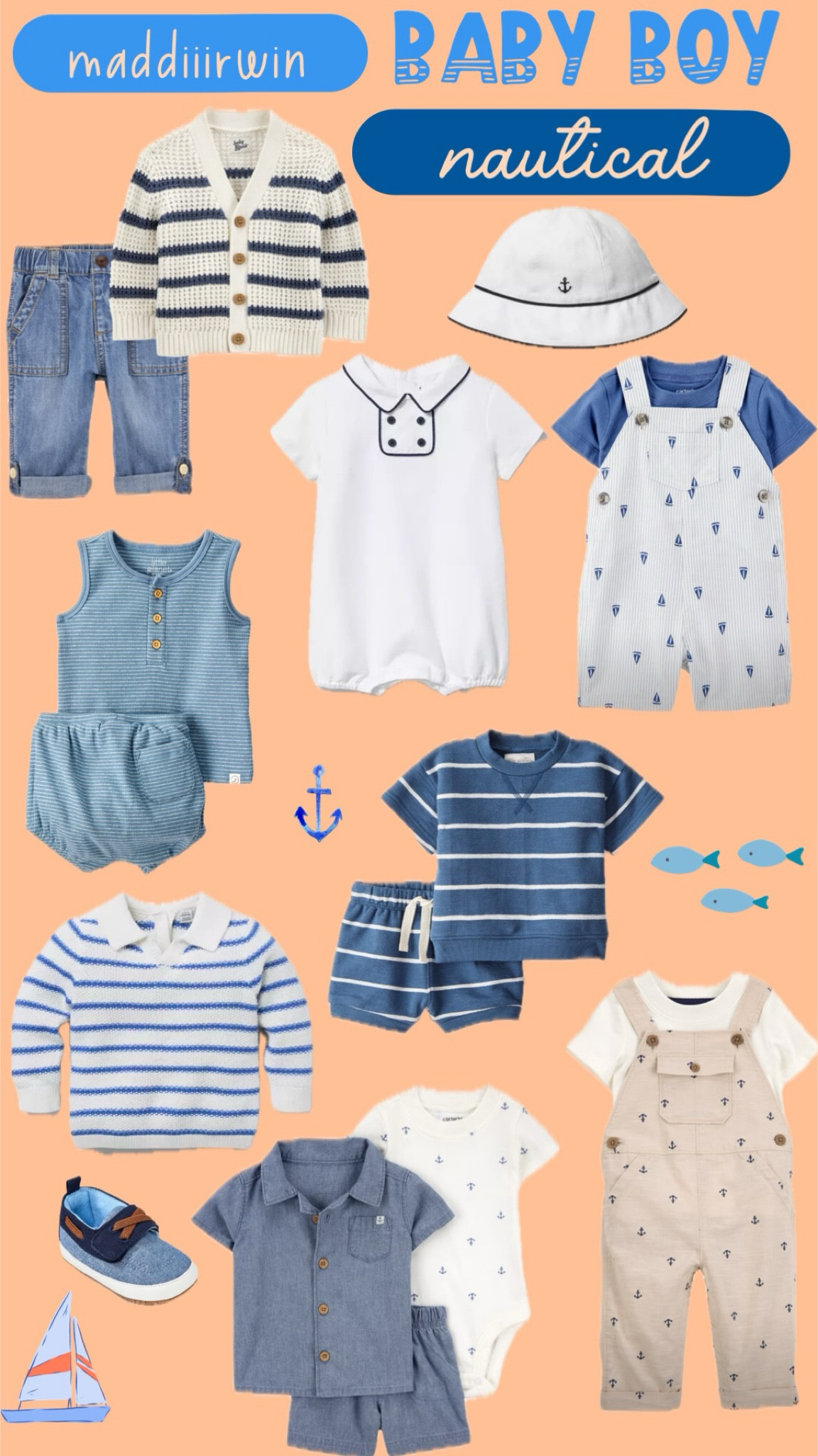 I may not live on the coast anymore, but we are counting down the days until we do again! The beach has been calling our name & we can’t wait to take Levi. Here’s some of my favorite nautical looks for days at sea or for wishing you were  

#LTKStyleTip #LTKBaby #LTKFindsUnder100