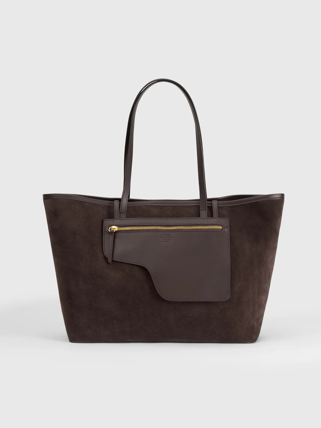 Eraclea Walnut Suede/Leather Large tote bag | ATP Atelier | Official Site | ATP Atelier