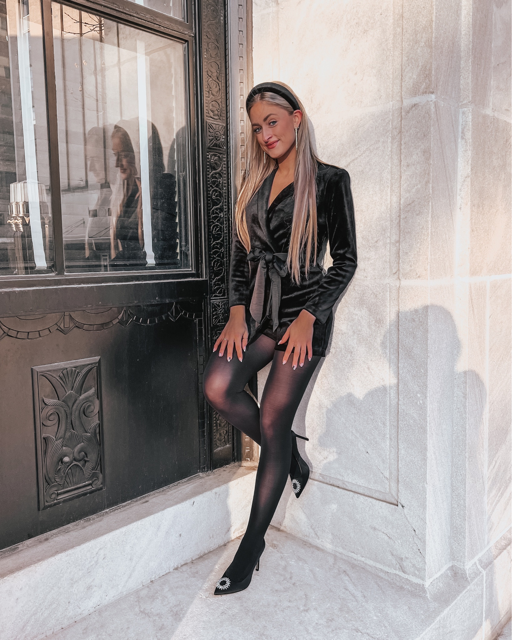 Express outfit for the holidays with the best non tearing or rip tights 

#LTKHoliday #LTKunder100 #LTKstyletip