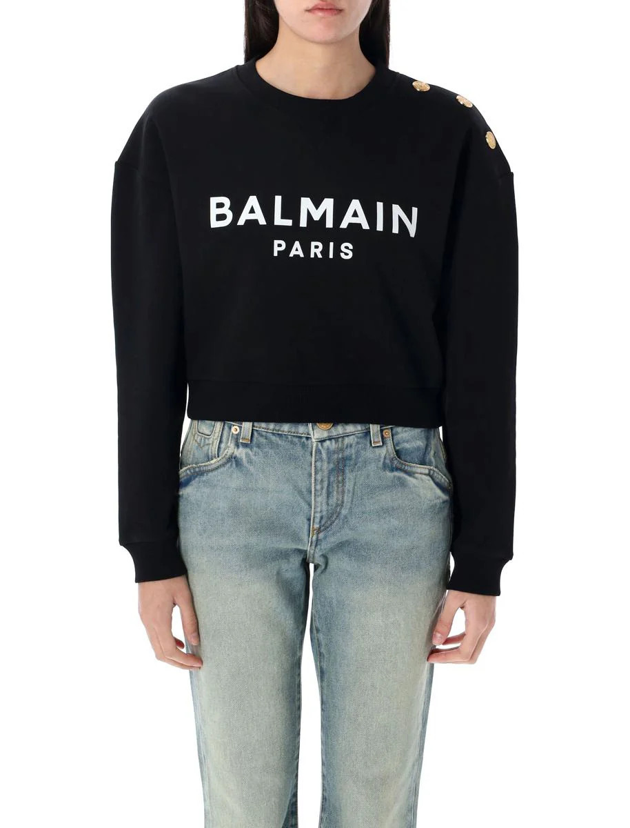 Balmain Printed Sweatshirt | Baltini
