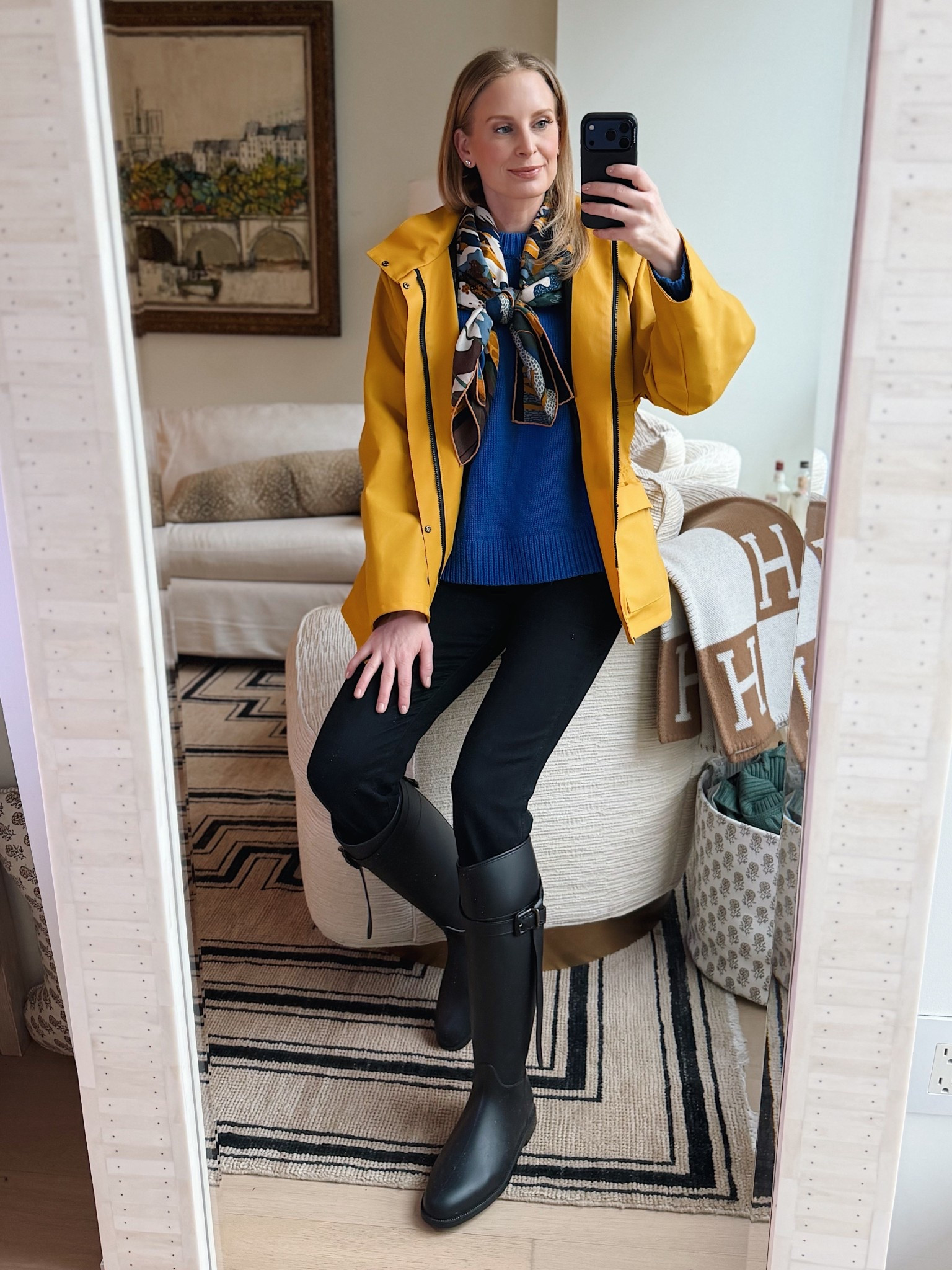 Today’s rainy day look! 

#LTKootd