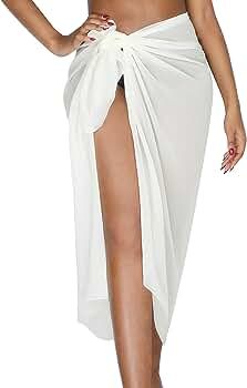milkfeel Sarong Coverups for Women Beach Wrap Skirt Swimsuit Wraps Long Swim Pareo Plus Size | Amazon (US)