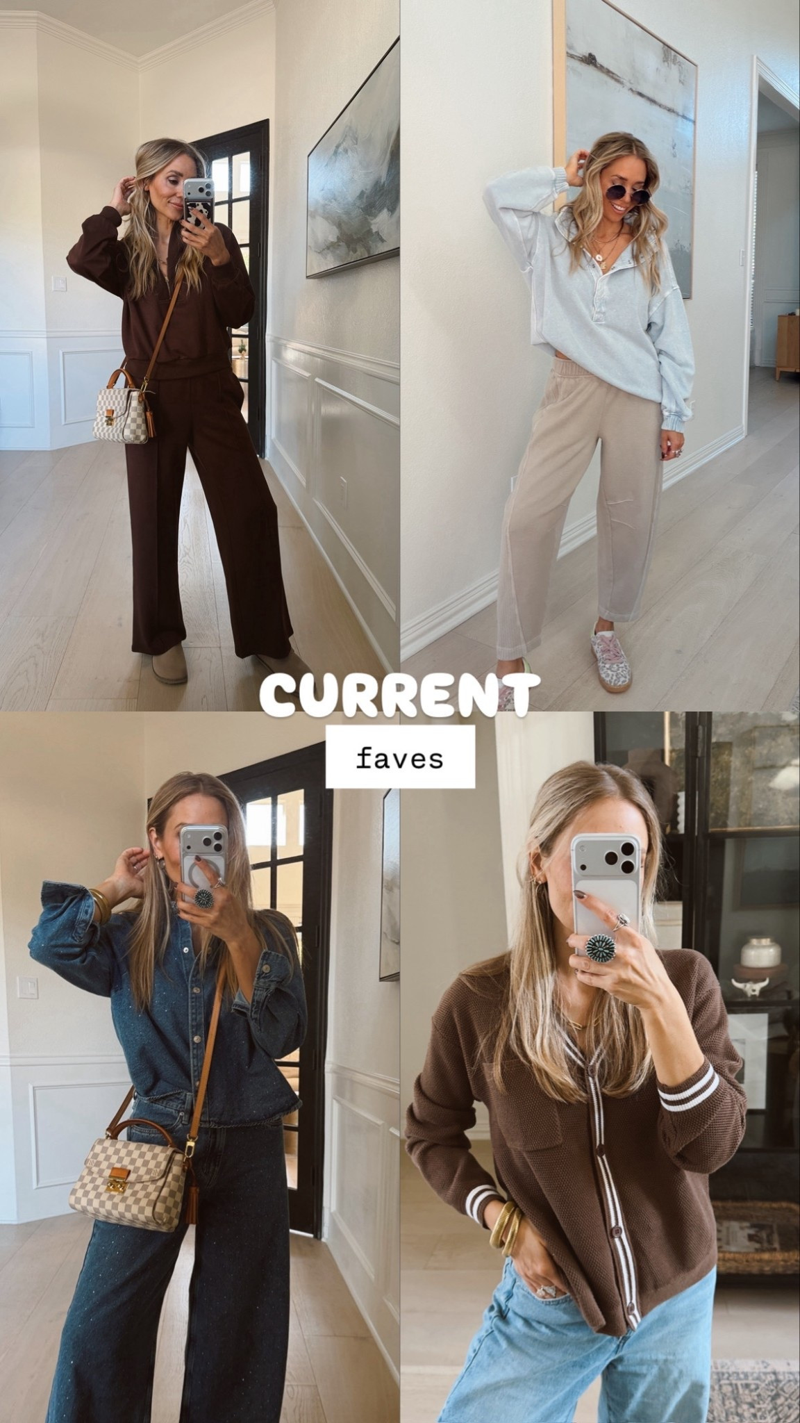 New and trending outfits that I’m currently wearing on repeat 🔁🤍✨🙌🏼 

Size: Small // my true to size 5'5" // 120lbs

#LTKmomlife #LTKStyleTip #LTKFindsUnder50